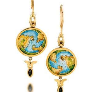 Yerba Buena Enamel Earrings